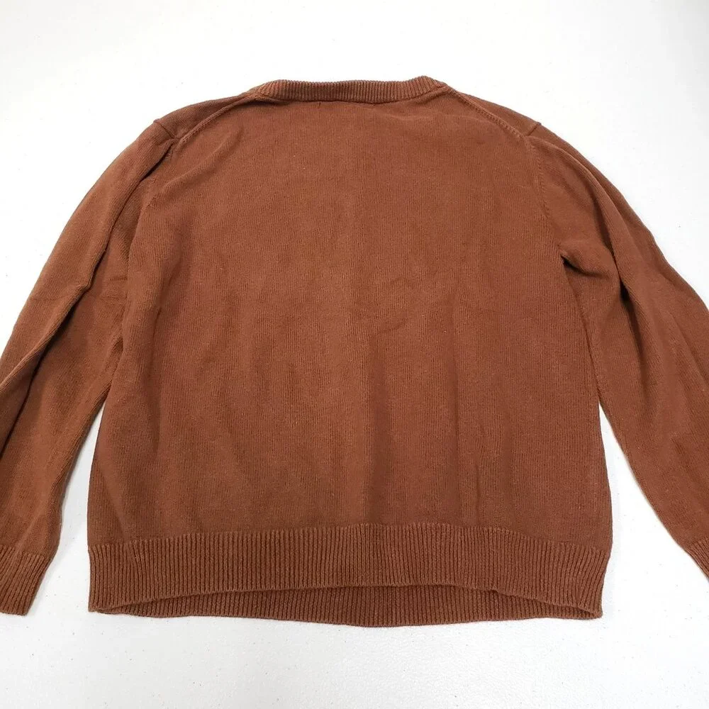 Cherokee Boys Brown Orange Fox Sweater Size 5T - Picture 2 of 8